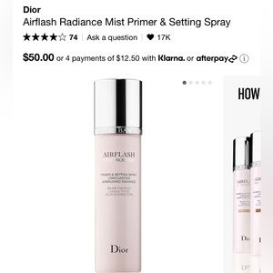NWT Dior air flash radiance primer and setting